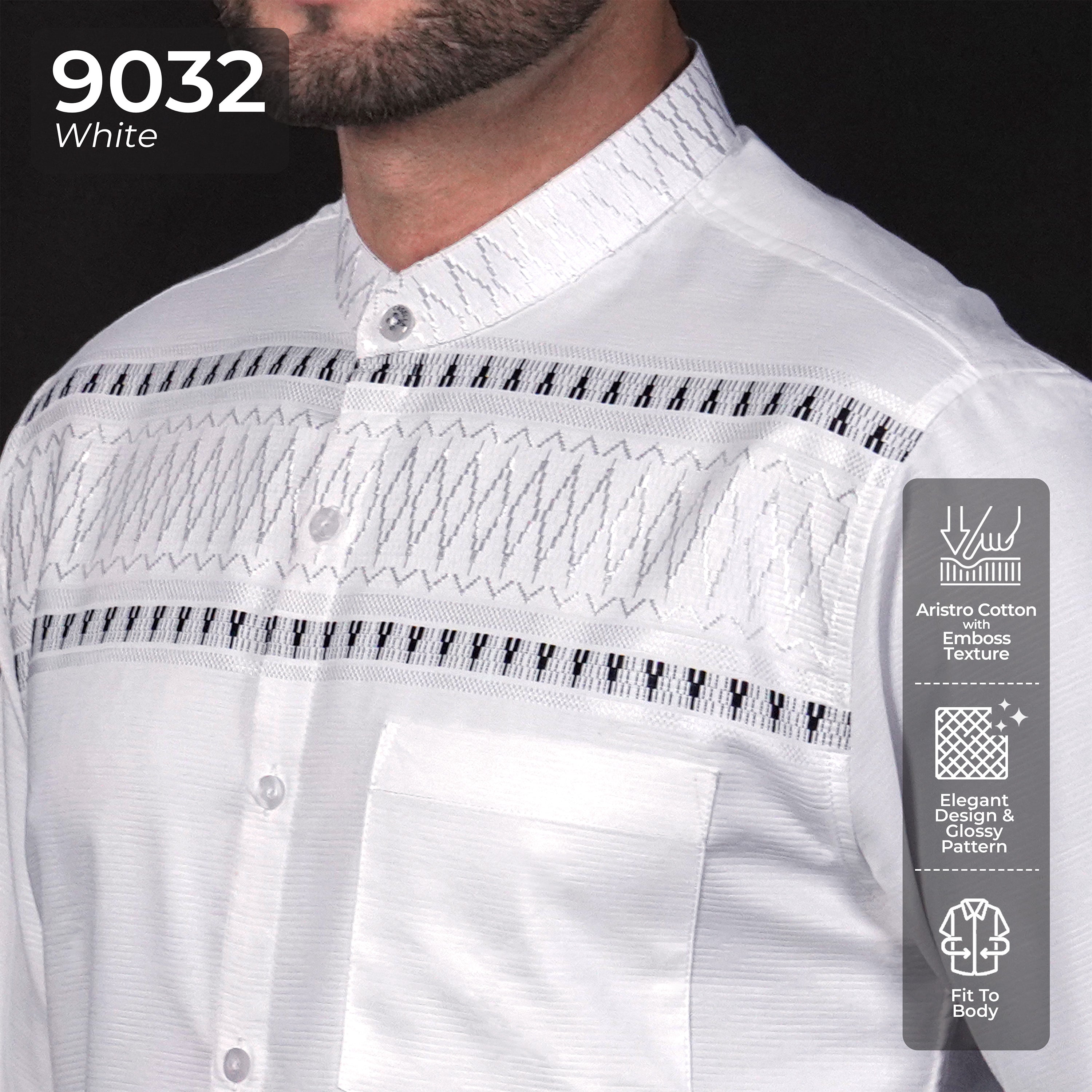 Koko Rayyan Lengan Panjang 9032 White