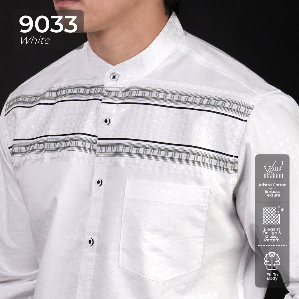 Koko Rayyan Lengan Panjang 9033 White