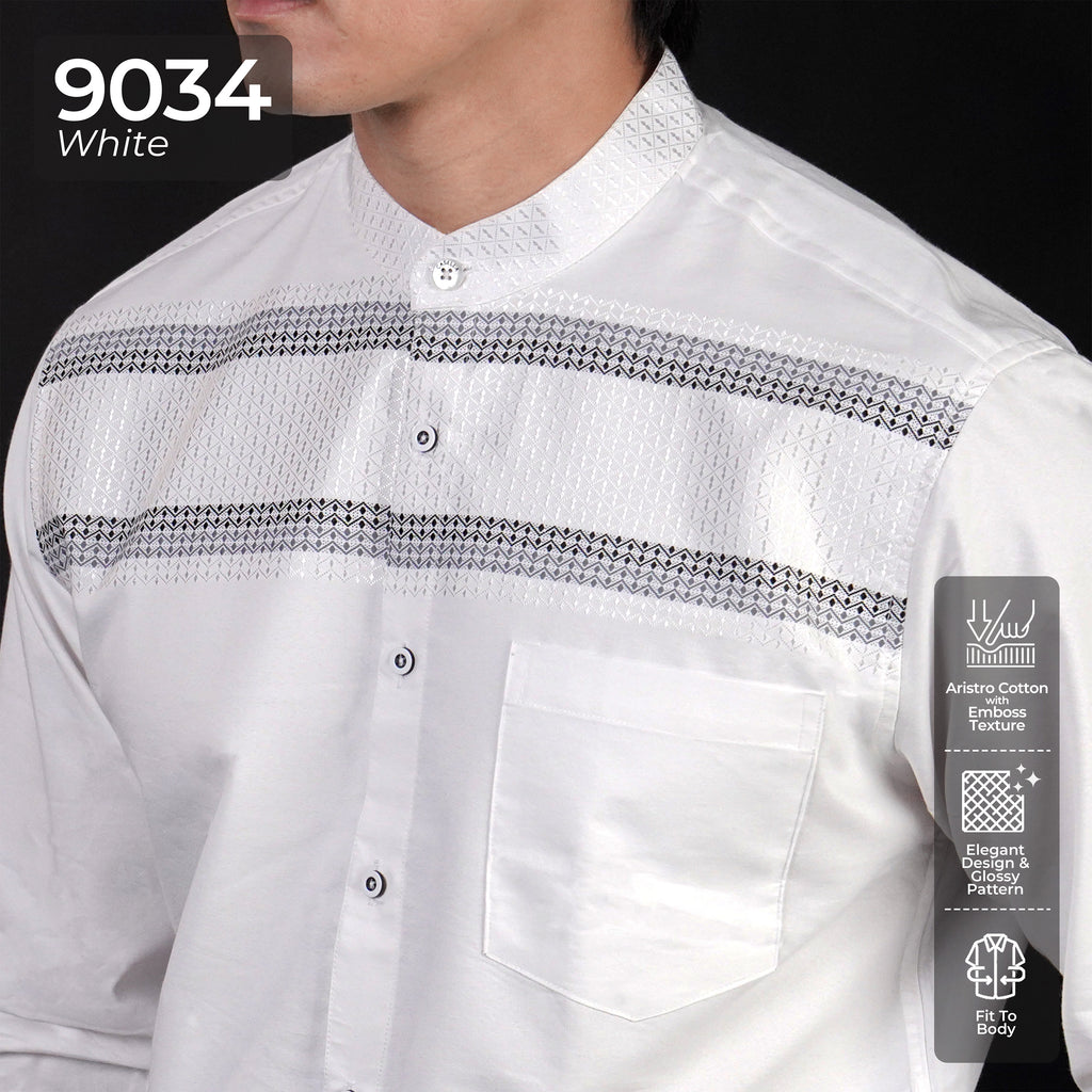 Koko Rayyan Lengan Panjang 9034 White