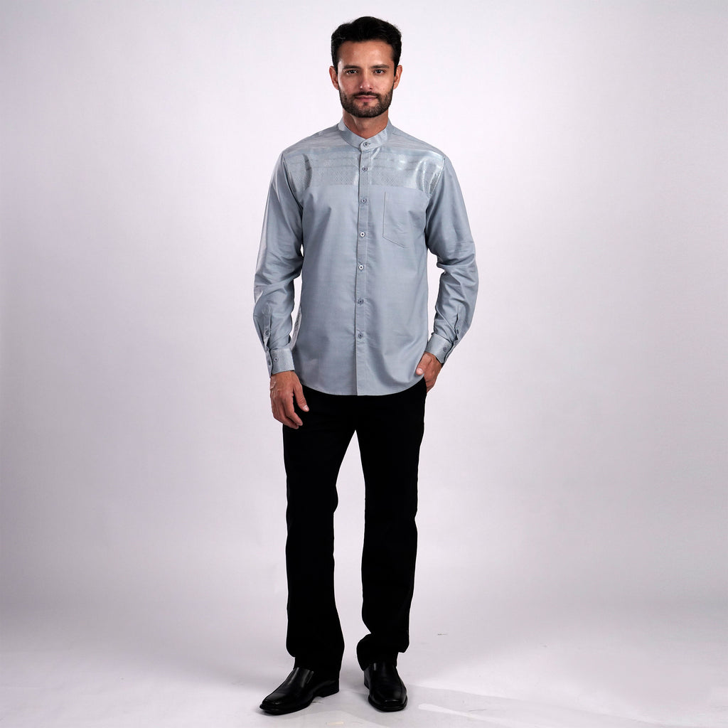 Koko Harun Lengan Panjang 9035 Blue Grey