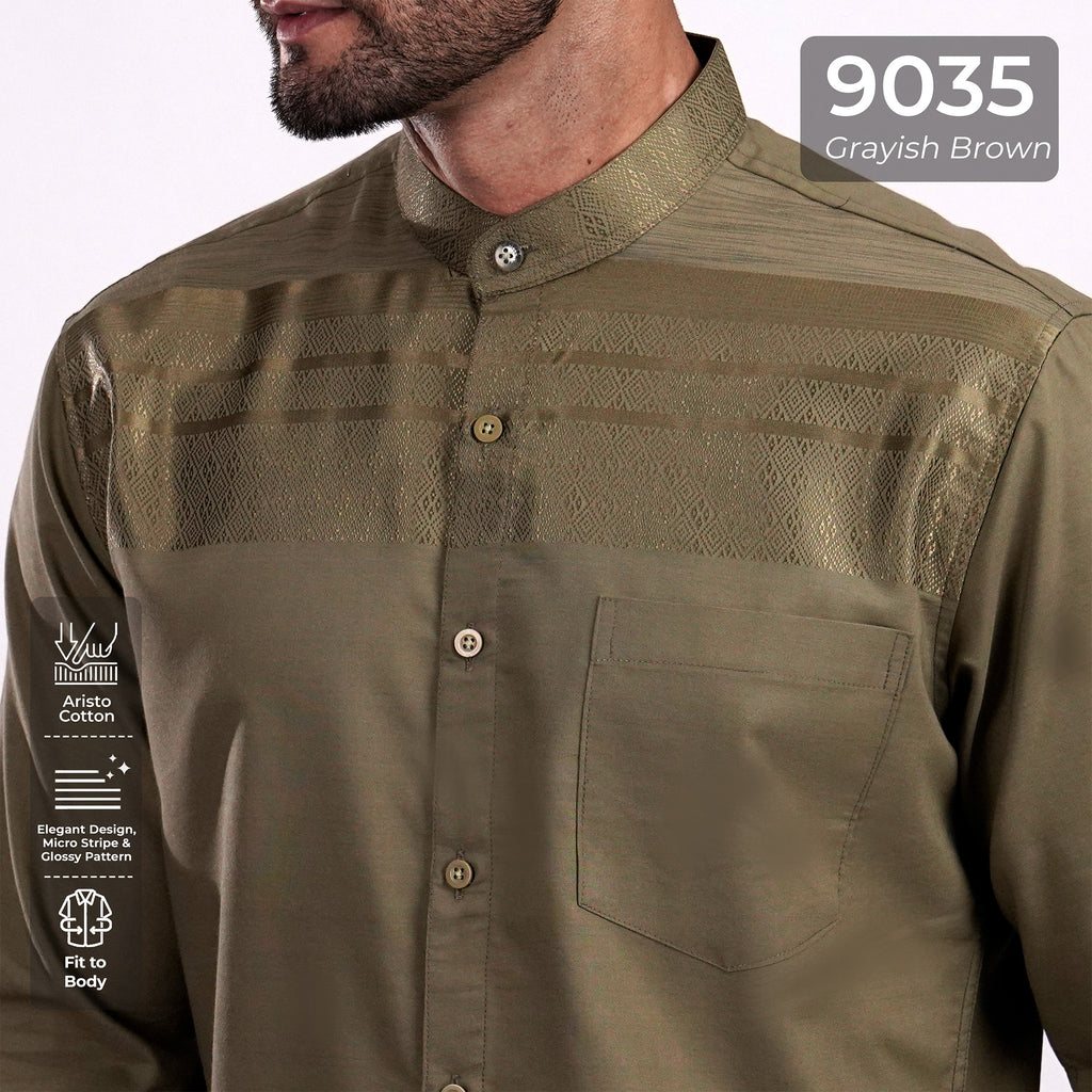 Koko Harun Lengan Panjang 9035 Grayish Brown