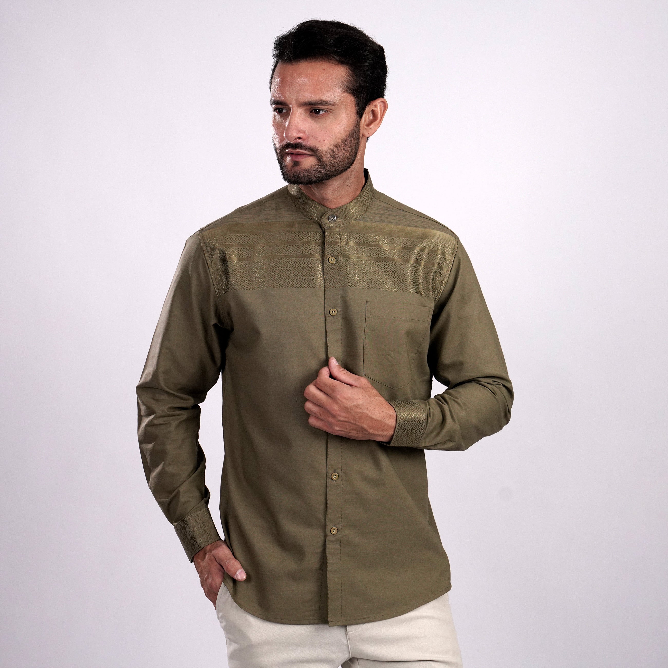 Koko Harun Lengan Panjang 9035 Grayish Brown