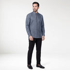 Koko Ishaq Lengan Panjang 9036 Blue Grey