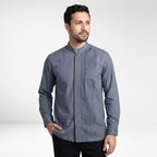 Koko Ishaq Lengan Panjang 9036 Blue Grey