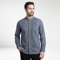 Koko Ishaq Lengan Panjang 9036 Blue Grey