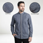 Koko Ishaq Lengan Panjang 9036 Blue Grey
