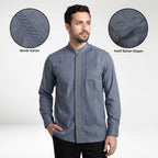 Koko Ishaq Lengan Panjang 9036 Blue Grey
