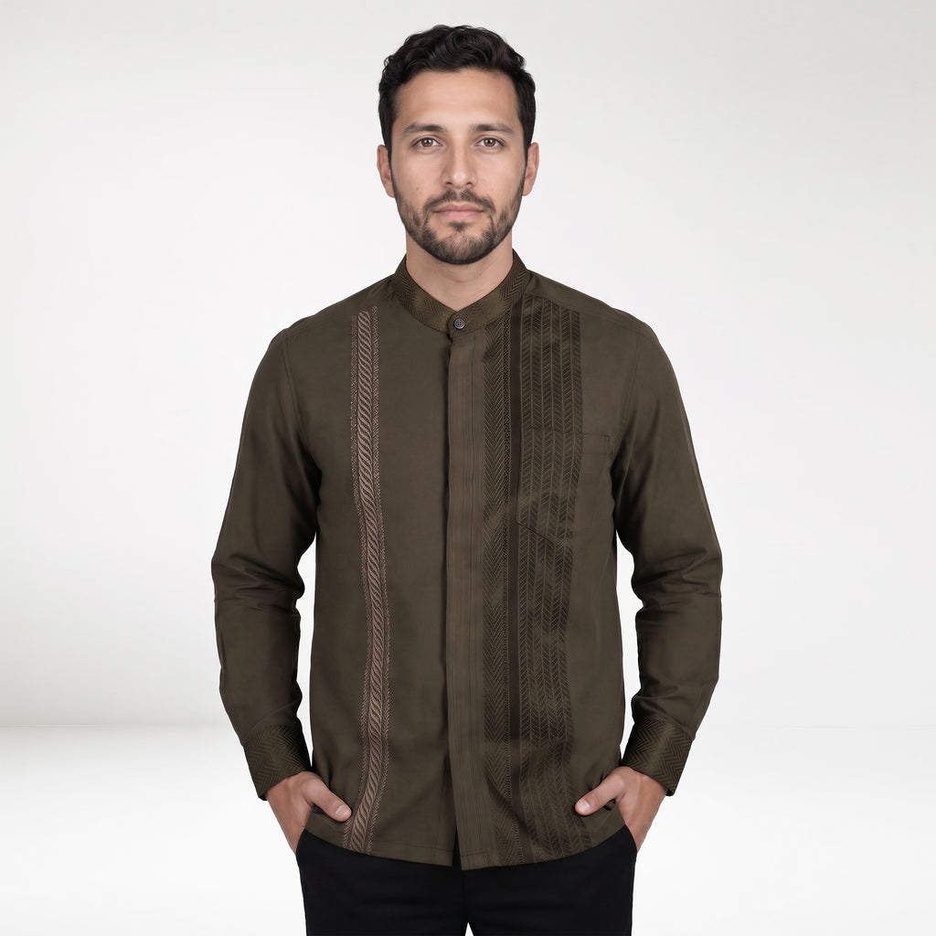 Koko Ishaq Lengan Panjang 9036 Grayish Brown