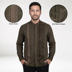 Koko Ishaq Lengan Panjang 9036 Grayish Brown