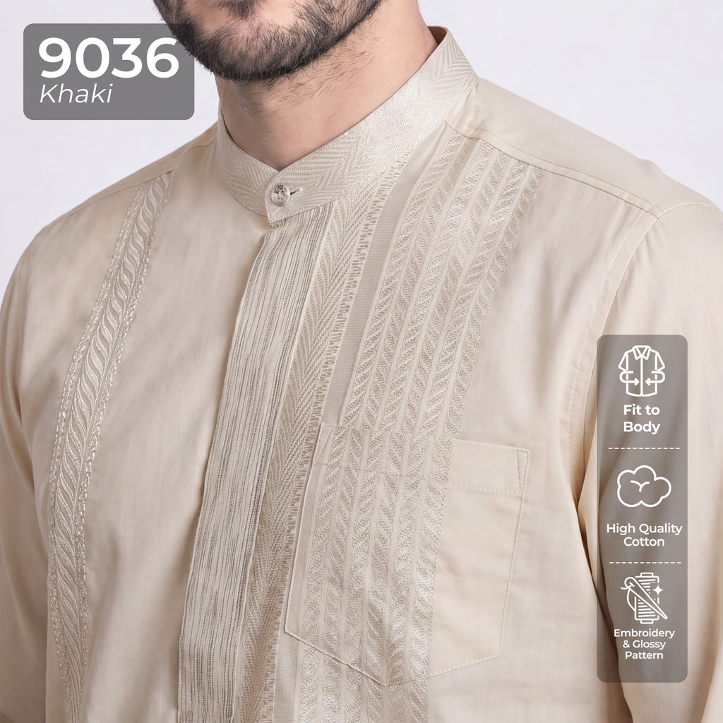 Koko Ishaq Lengan Panjang 9036 Khaki