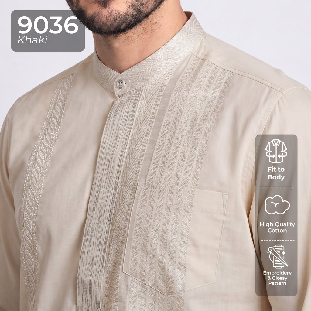 Koko Ishaq Lengan Panjang 9036 Khaki