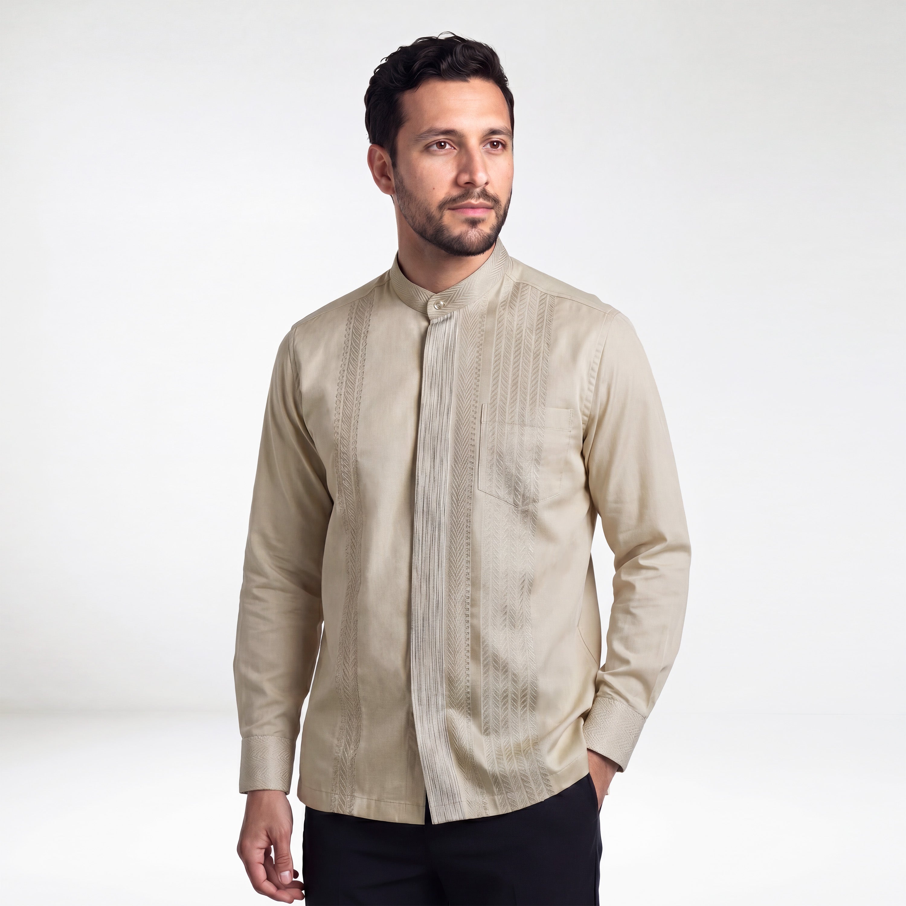 Koko Ishaq Lengan Panjang 9036 Khaki