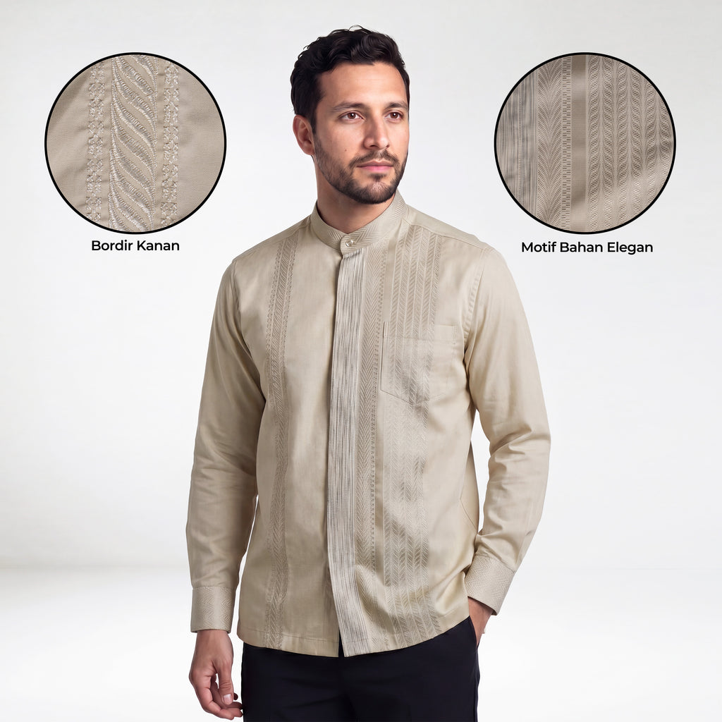Koko Ishaq Lengan Panjang 9036 Khaki