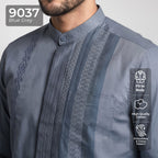Koko Ishaq Lengan Panjang 9037 Blue Grey