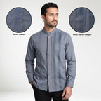 Koko Ishaq Lengan Panjang 9037 Blue Grey