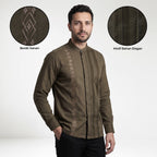 Koko Ishaq Lengan Panjang 9037 Grayish Brown