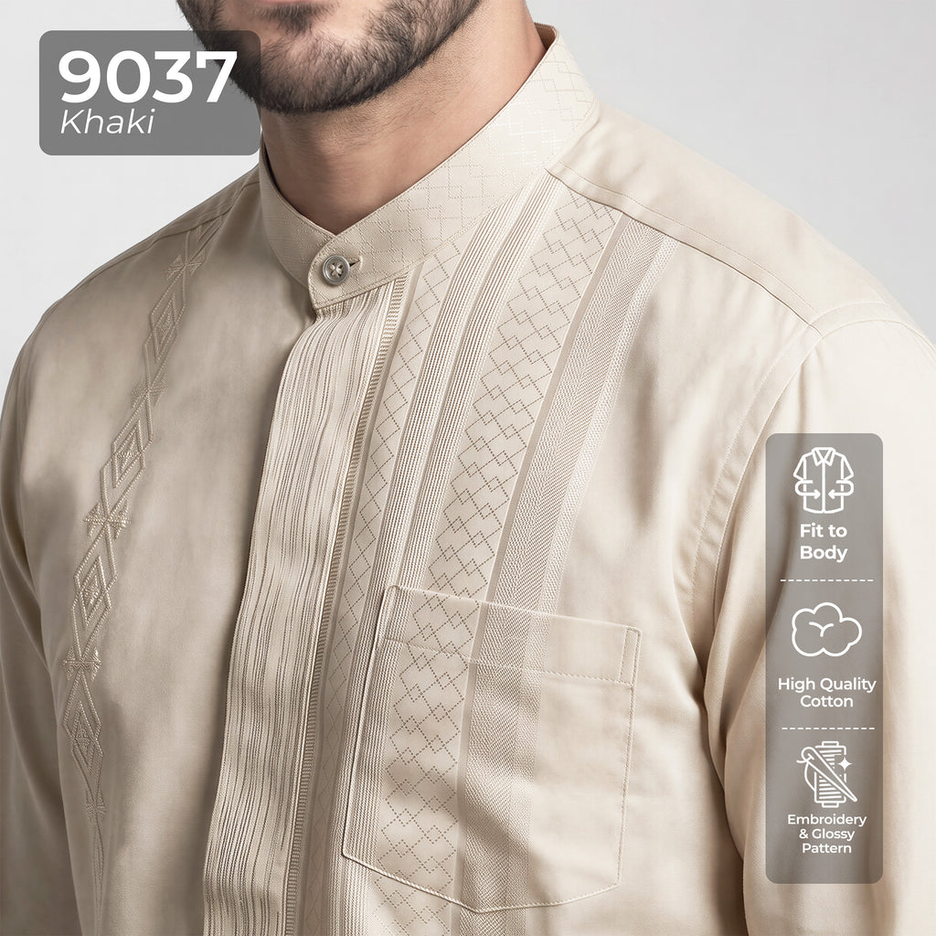 Koko Ishaq Lengan Panjang 9037 Khaki