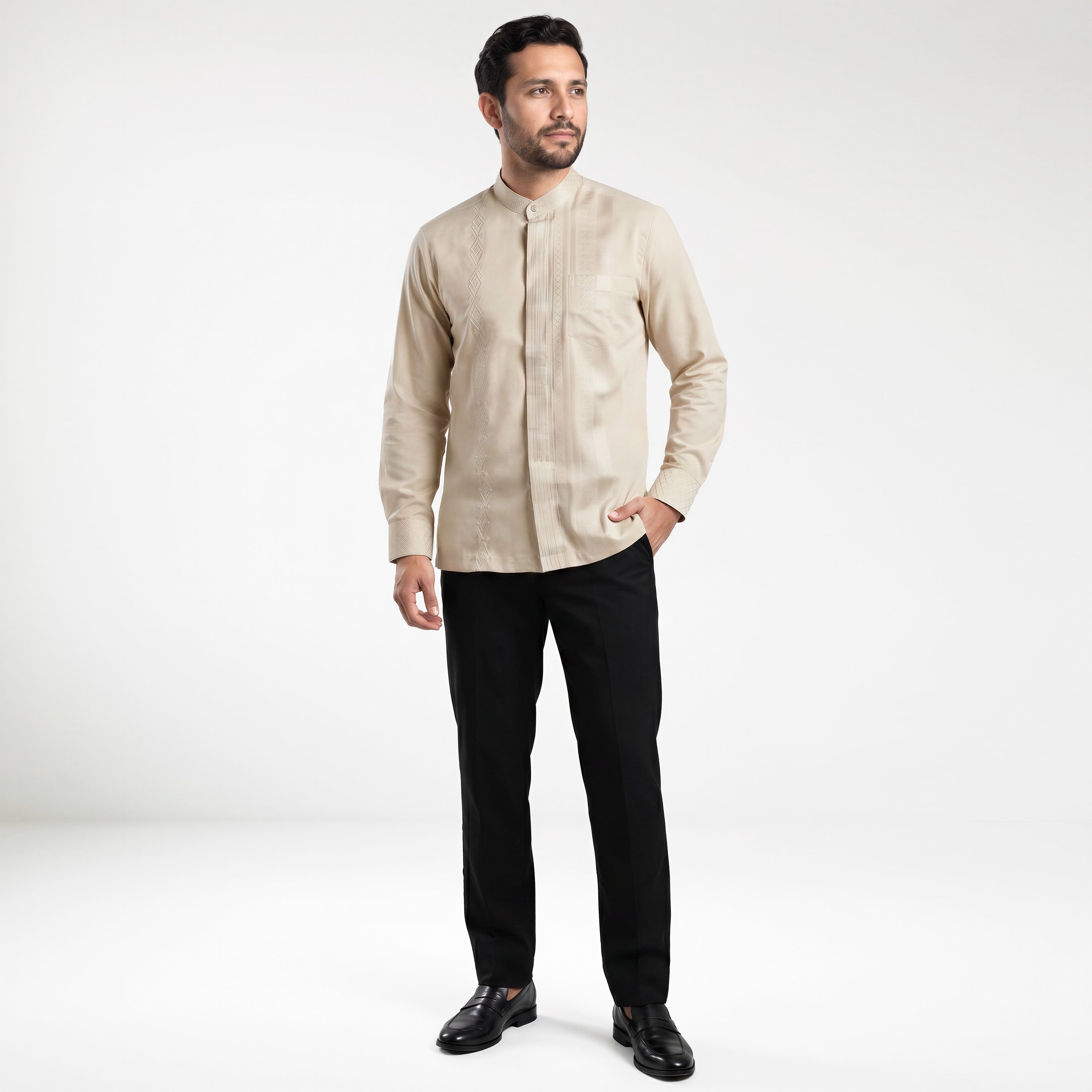 Koko Ishaq Lengan Panjang 9037 Khaki