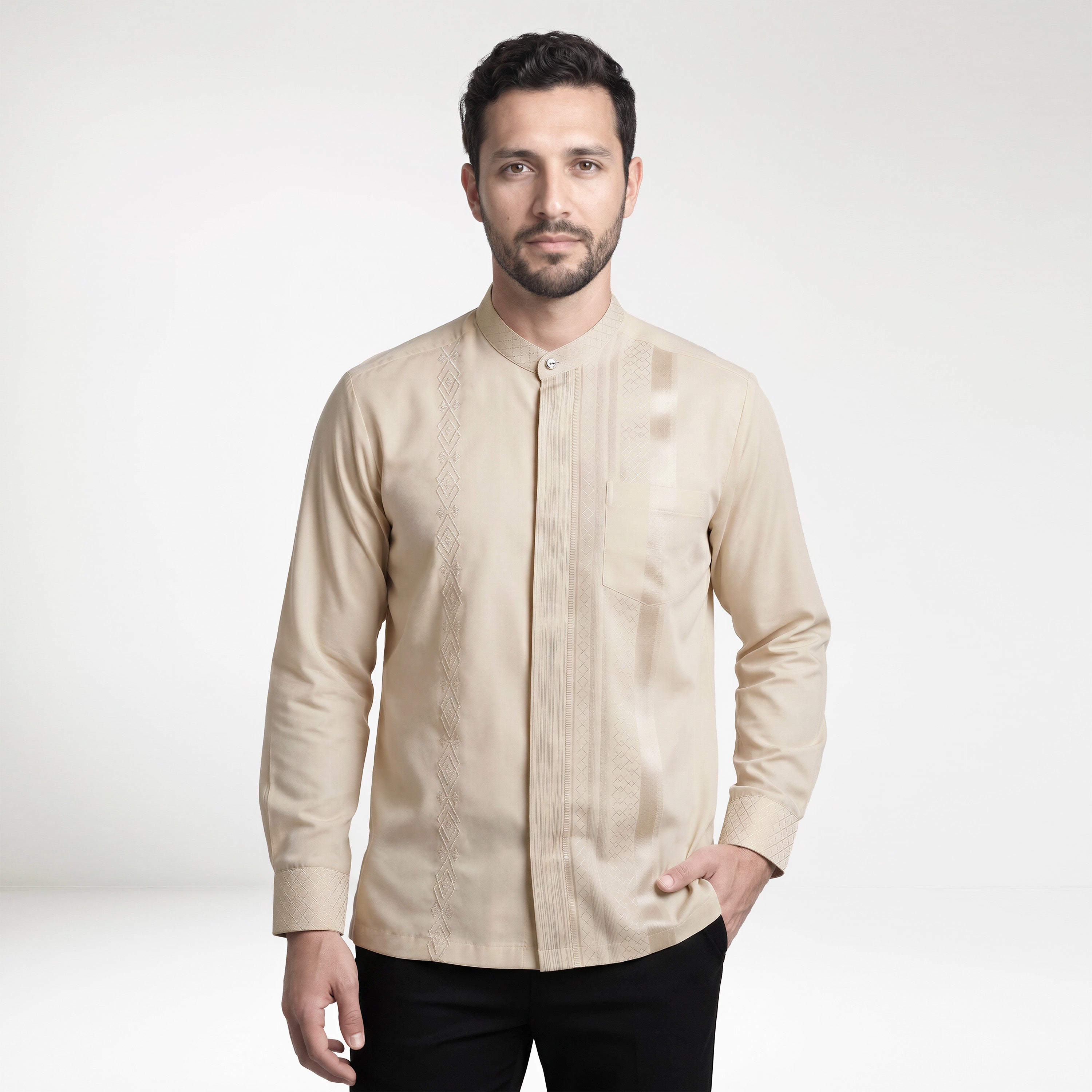 Koko Ishaq Lengan Panjang 9037 Khaki