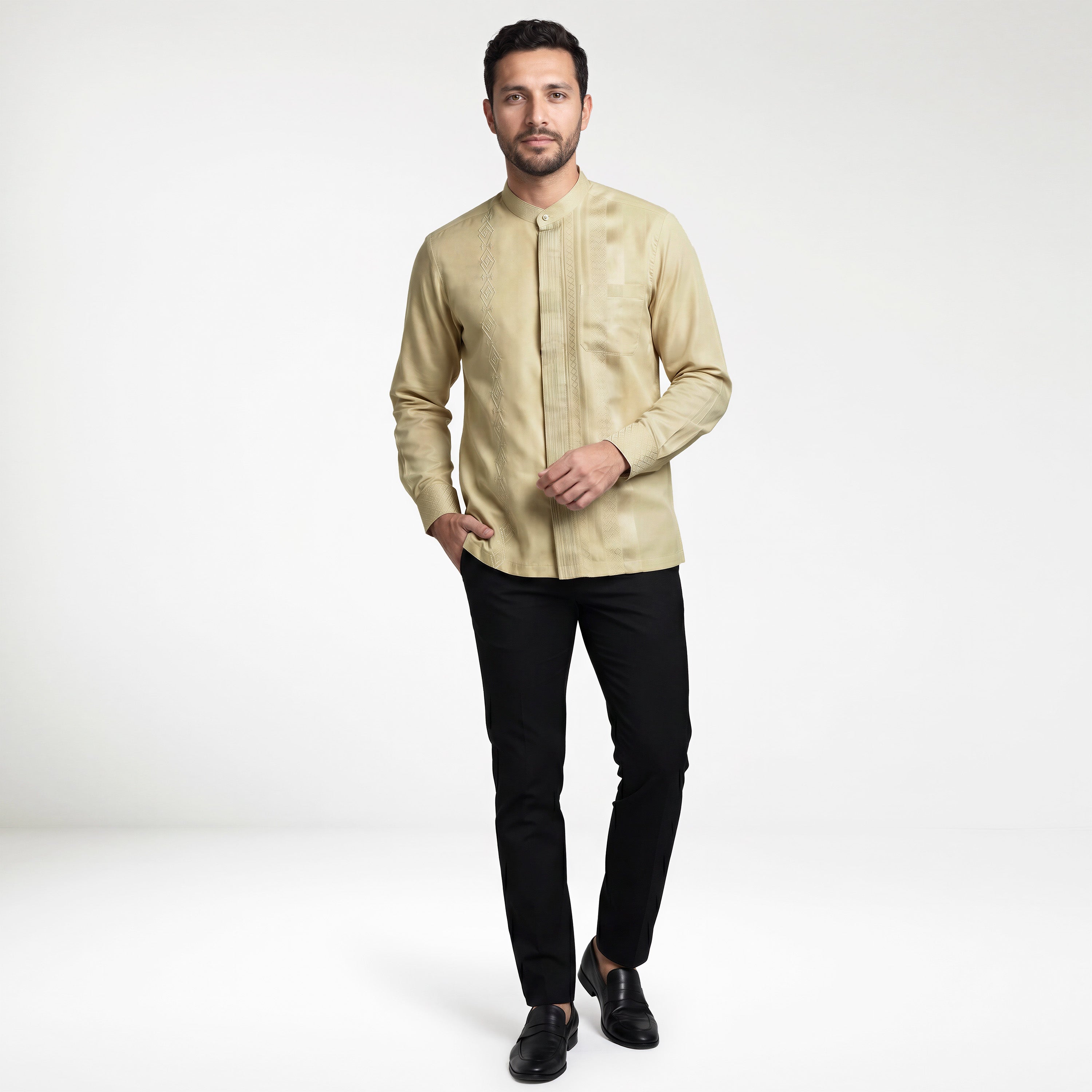 Koko Ishaq Lengan Panjang 9037 Sage