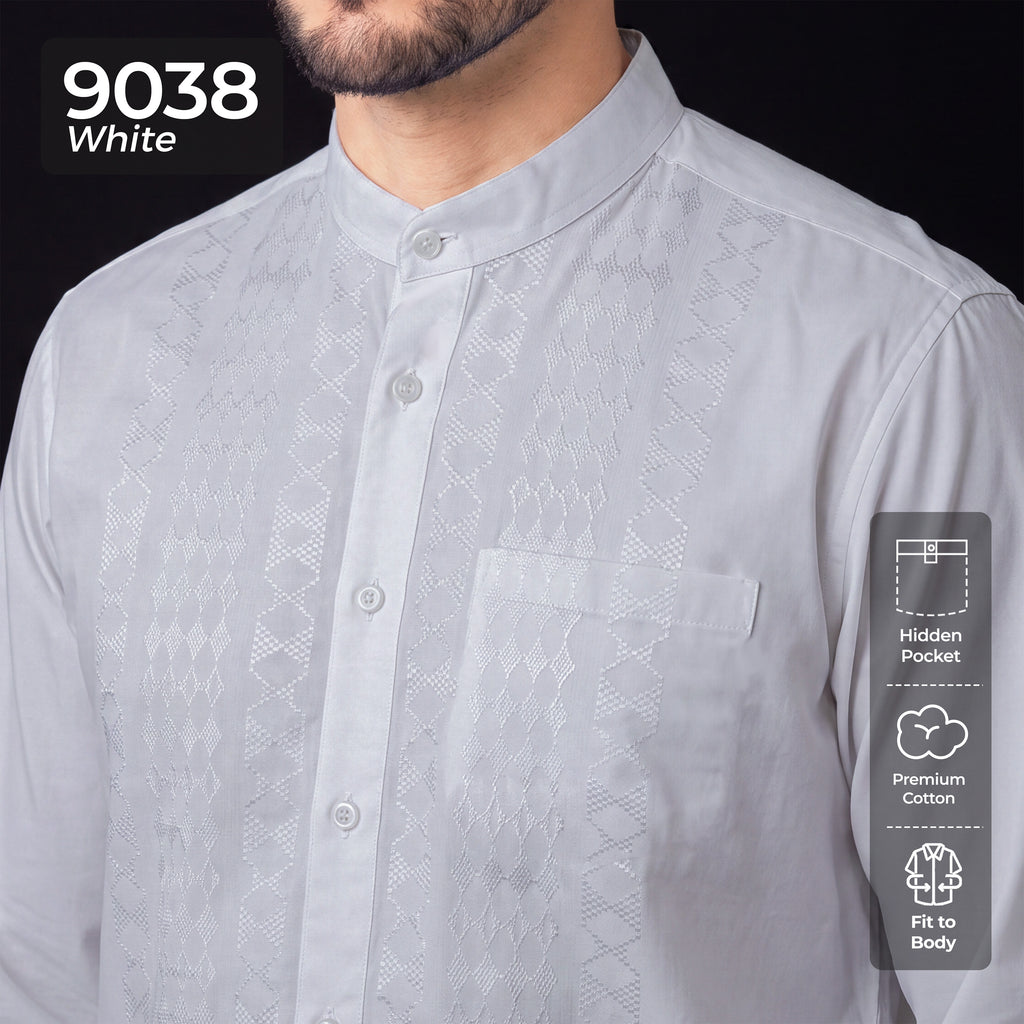 Koko Musa Lengan Panjang 9038 White