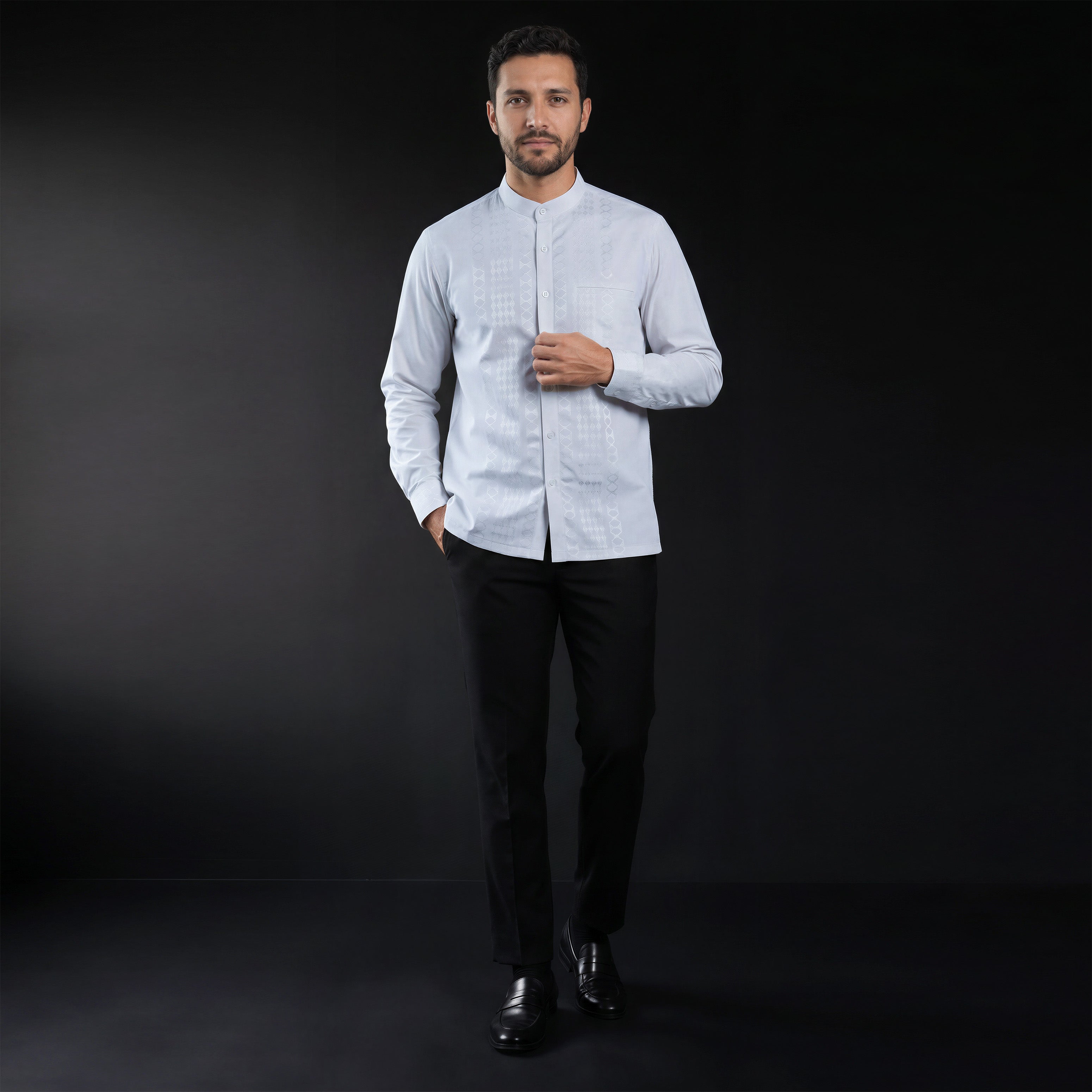 Koko Musa Lengan Panjang 9038 White