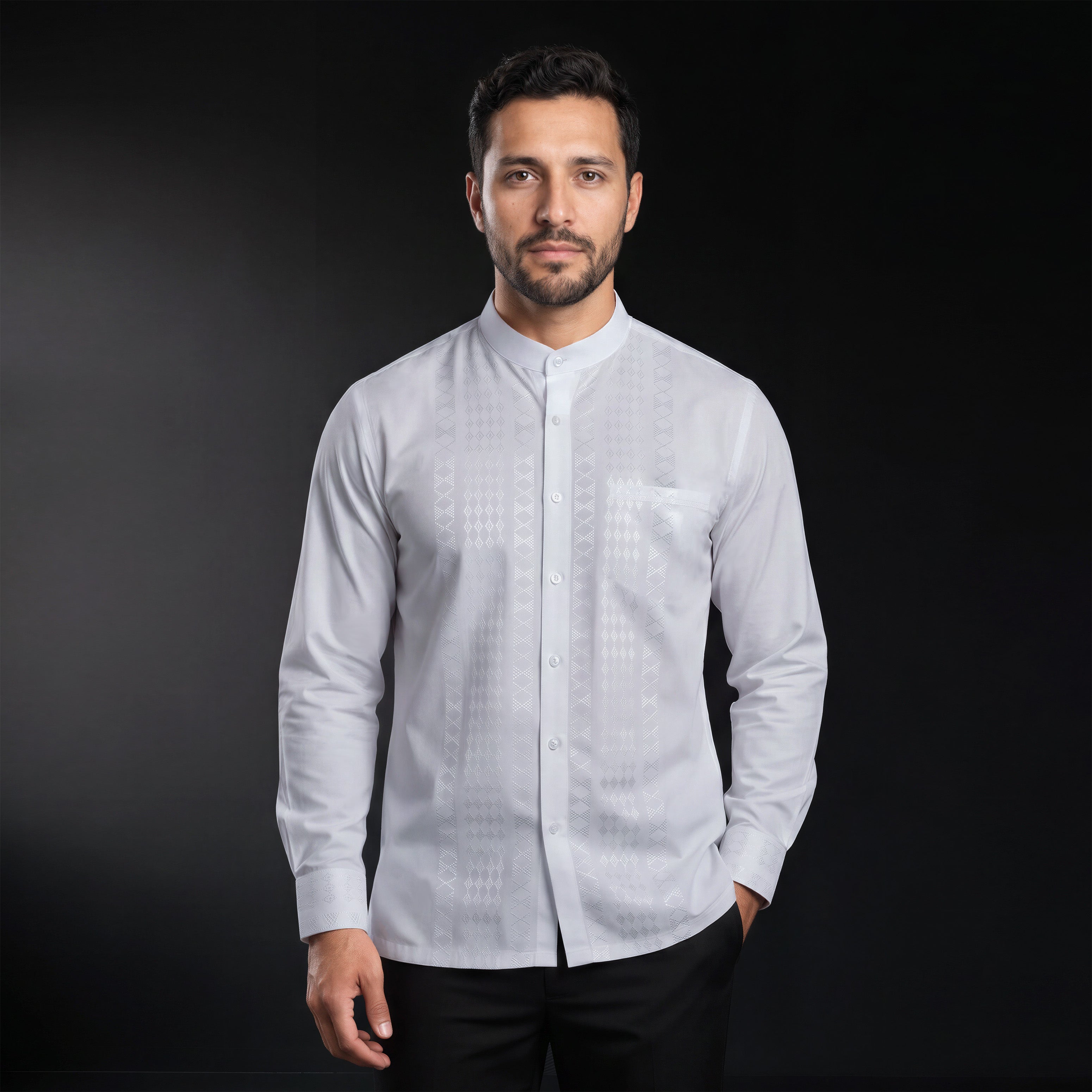 Koko Musa Lengan Panjang 9038 White