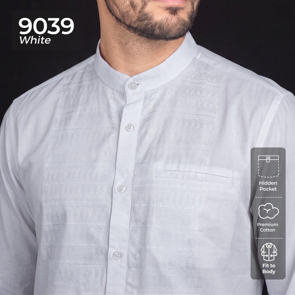 Koko Musa Lengan Panjang 9039 White