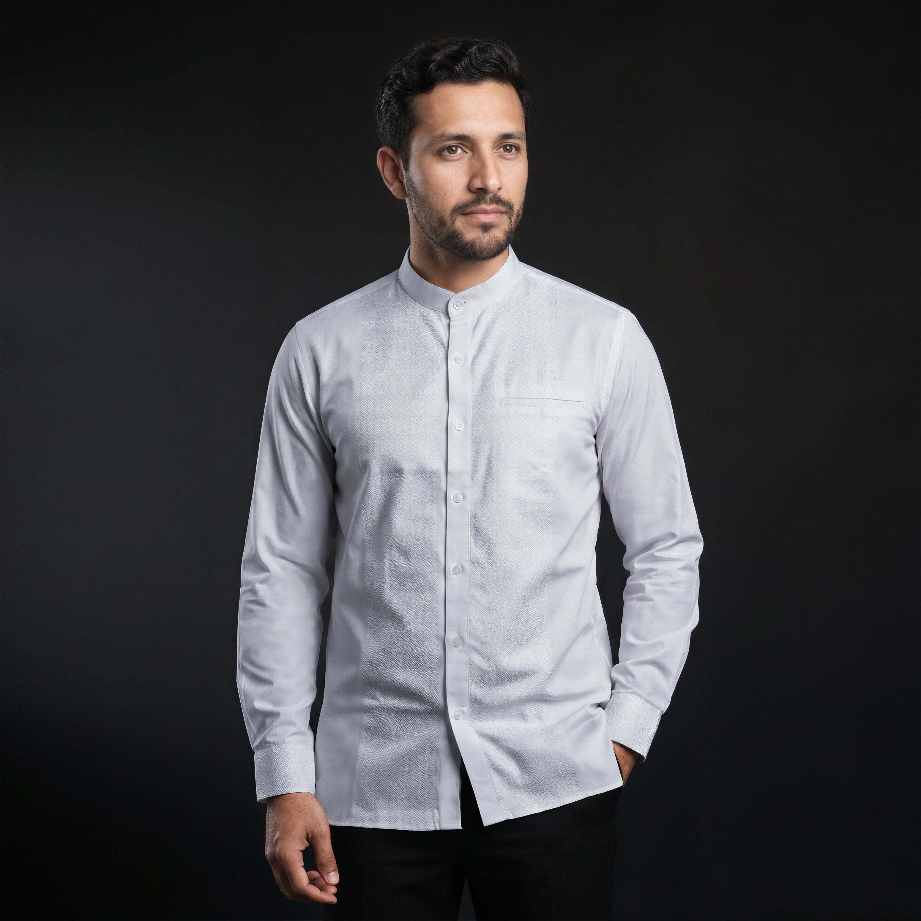 Koko Musa Lengan Panjang 9039 White