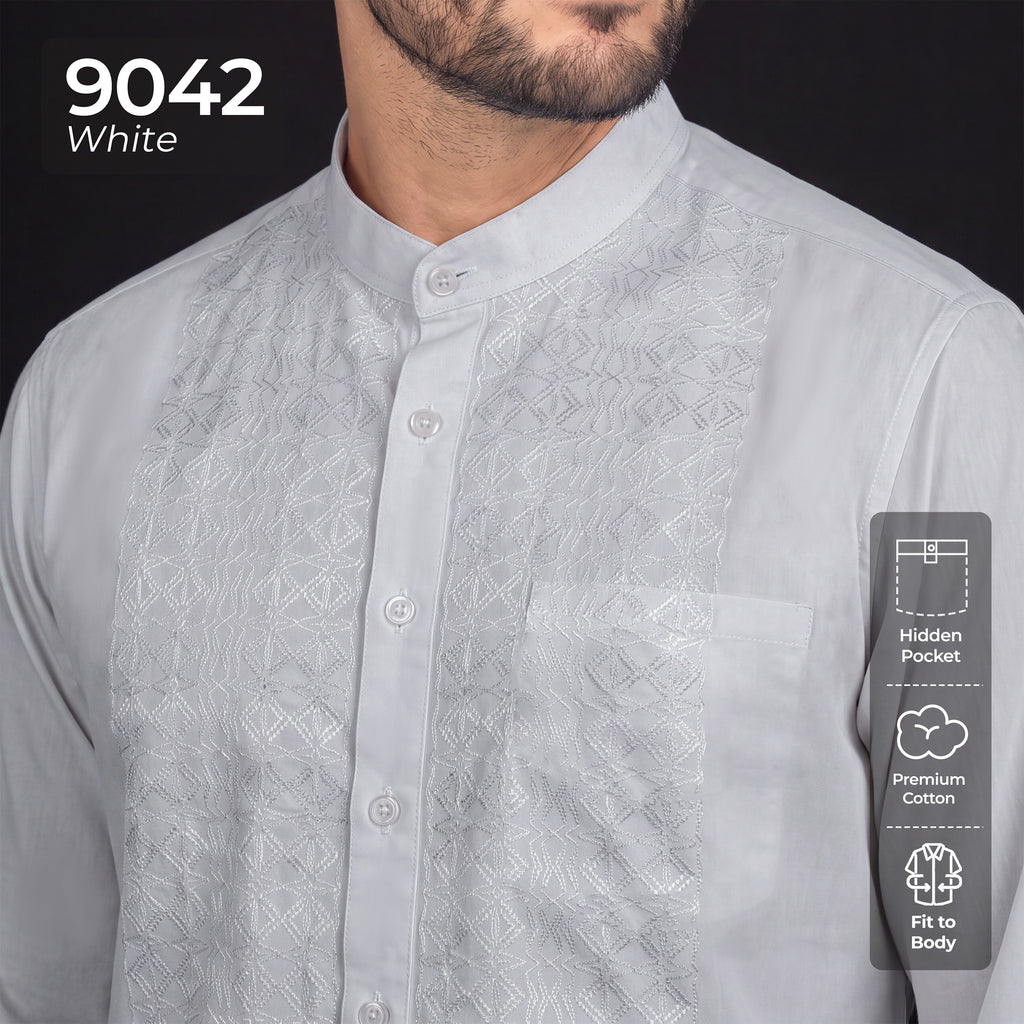 Koko Musa Lengan Panjang 9042 White