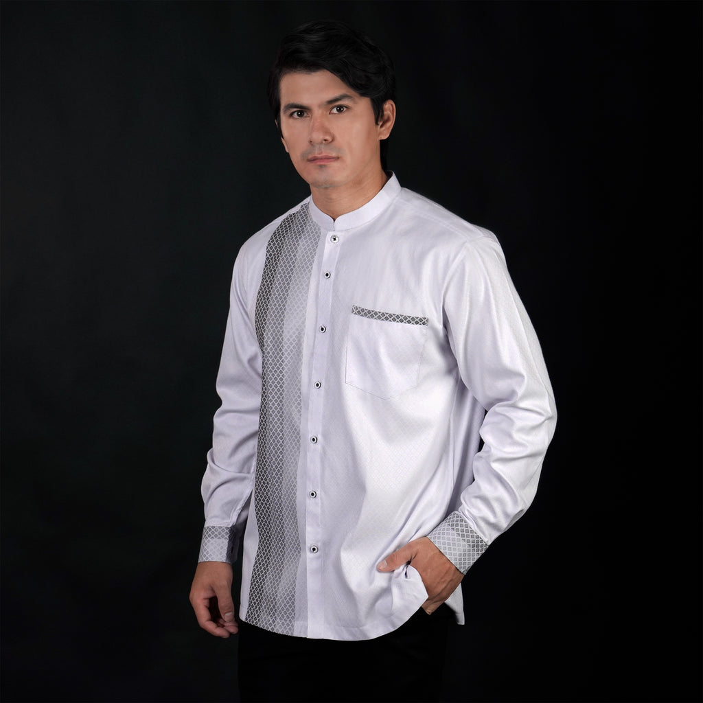 Koko Azhar Lengan Panjang 9044 White