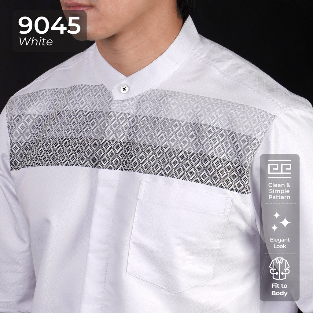 Koko Ismail Lengan Panjang 9045 White