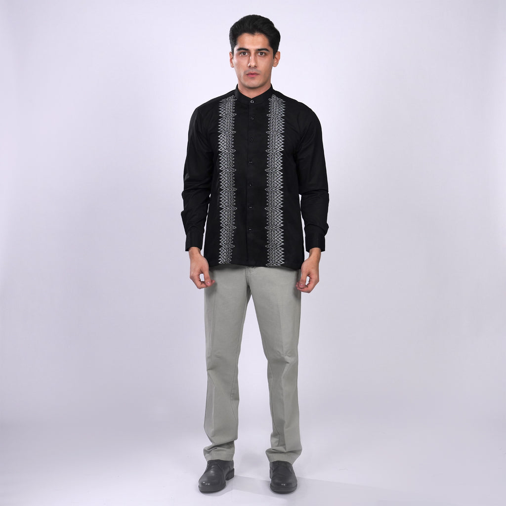 Koko Ibrahim Lengan Panjang 9714 Black