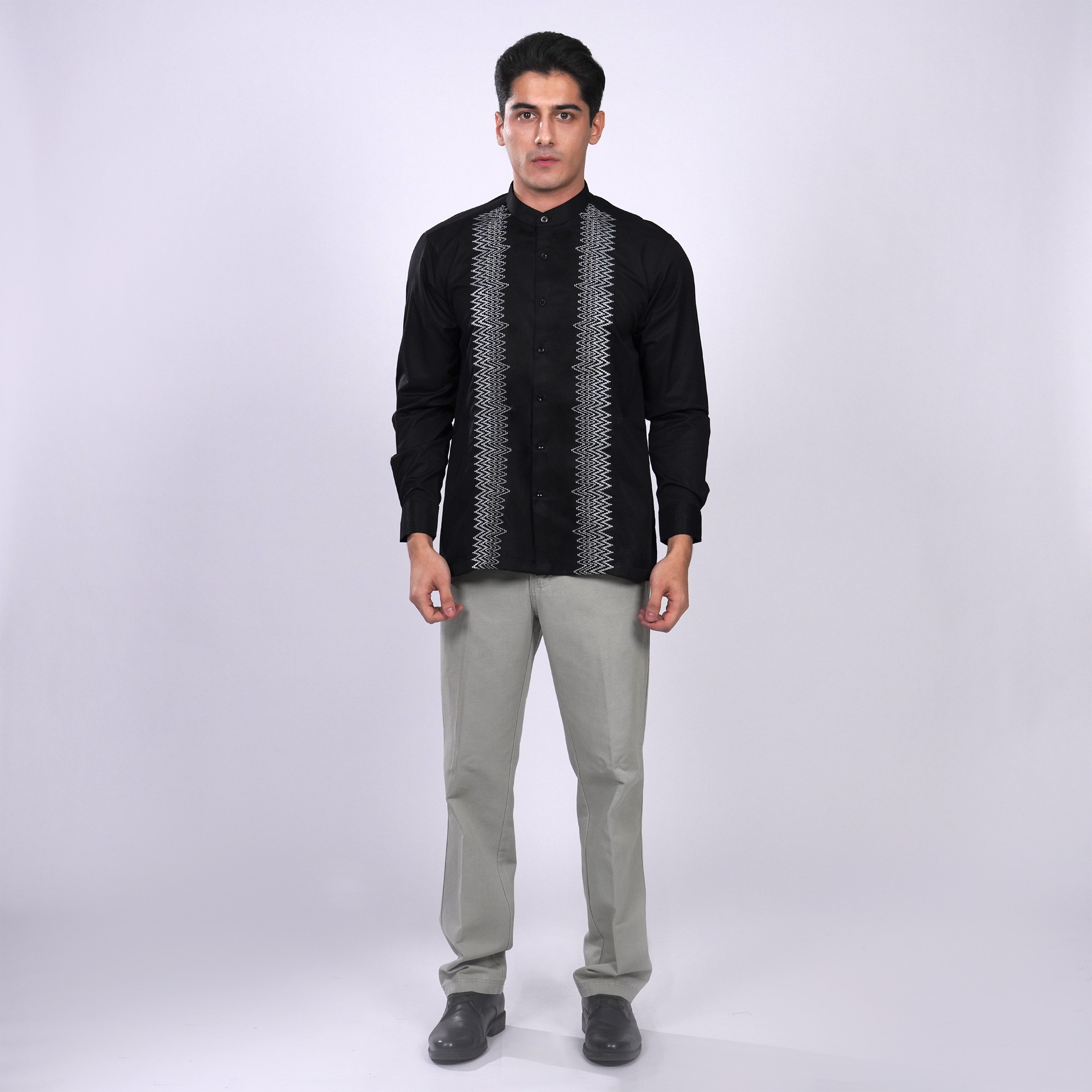 Koko Ibrahim Lengan Panjang 9714 Black