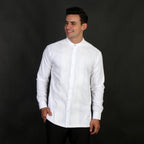 Koko Putih Ibrahim Lengan Panjang 9716 White