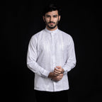 Koko Putih Ibrahim Lengan Panjang 9722 White