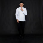 Koko Putih Ibrahim Lengan Panjang 9744 White