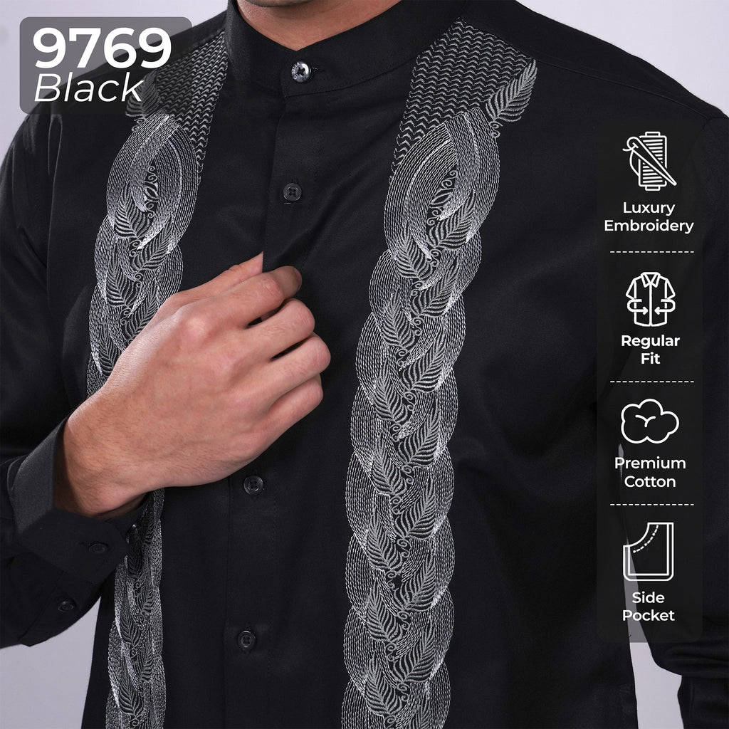 Koko Ibrahim Lengan Panjang 9769 Black