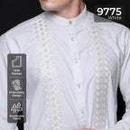 Koko Putih Ibrahim Lengan Panjang 9775 White