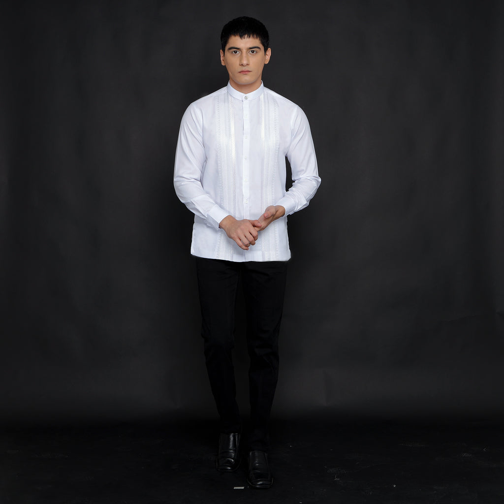 Koko Putih Ibrahim Lengan Panjang 9815 White