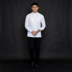 Koko Putih Ibrahim Lengan Panjang 9815 White