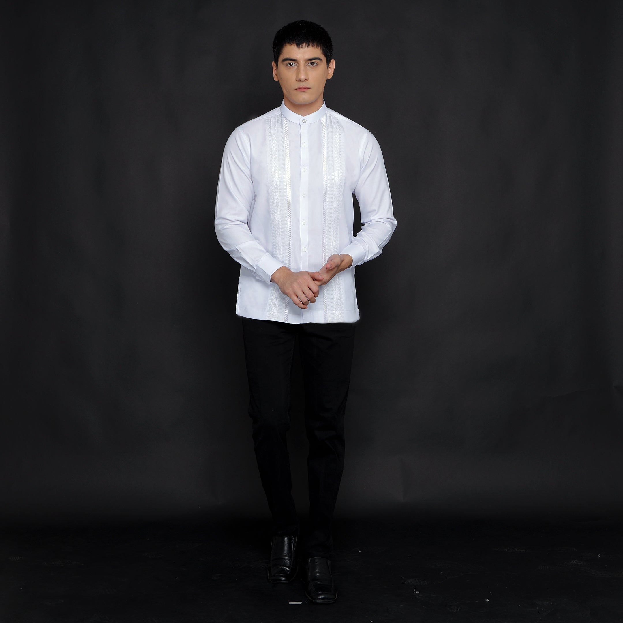 Koko Putih Ibrahim Lengan Panjang 9815 White