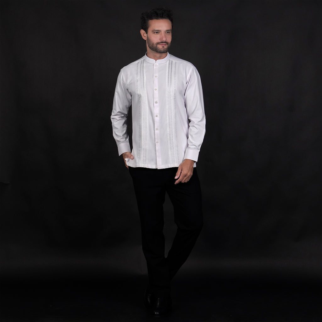 Koko Putih Ibrahim Lengan Panjang 9815 White
