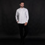 Koko Putih Ibrahim Lengan Panjang 9815 White
