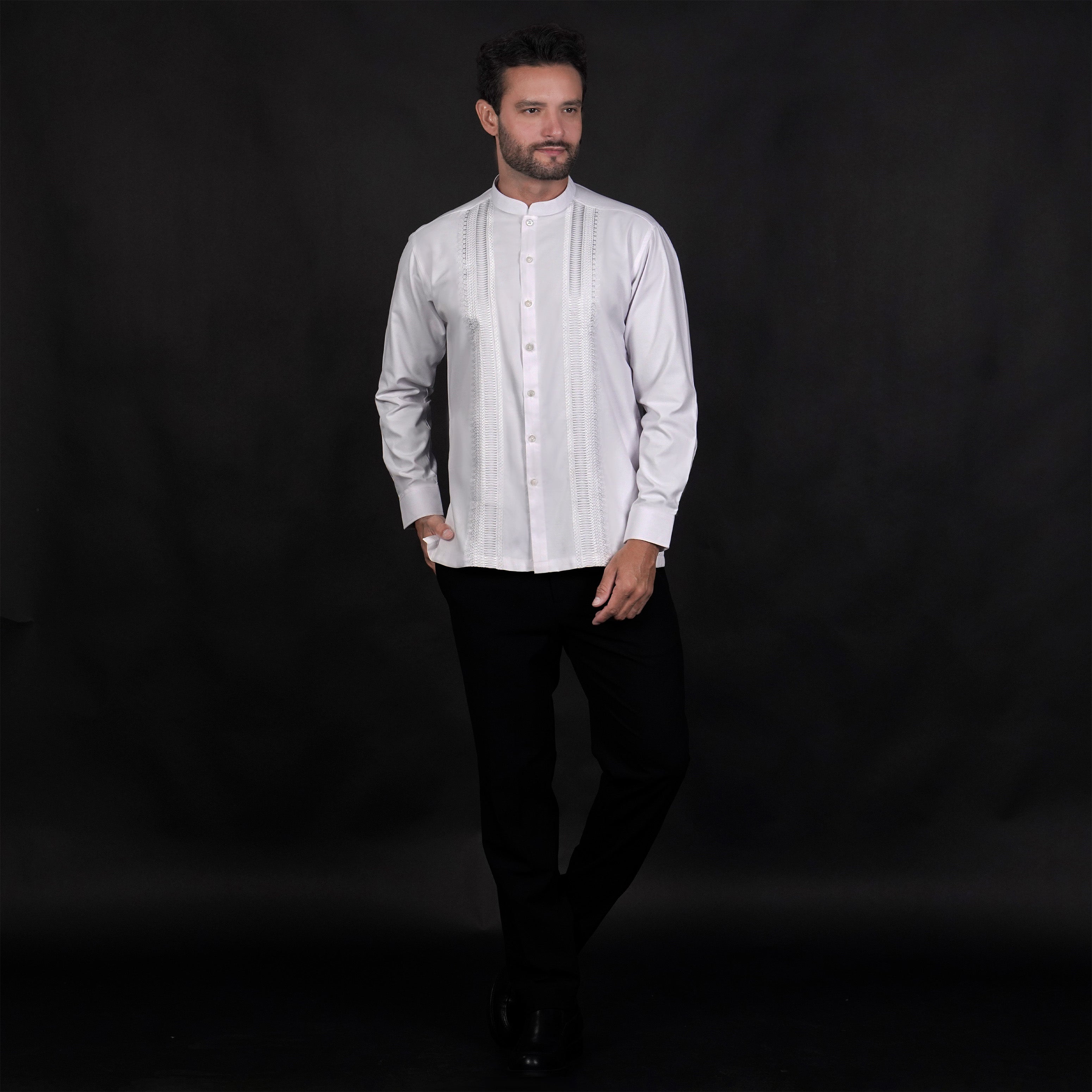 Koko Putih Ibrahim Lengan Panjang 9815 White