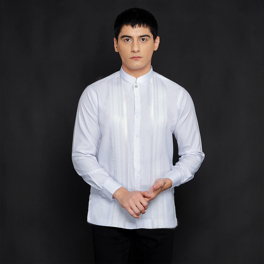 Koko Putih Ibrahim Lengan Panjang 9815 White
