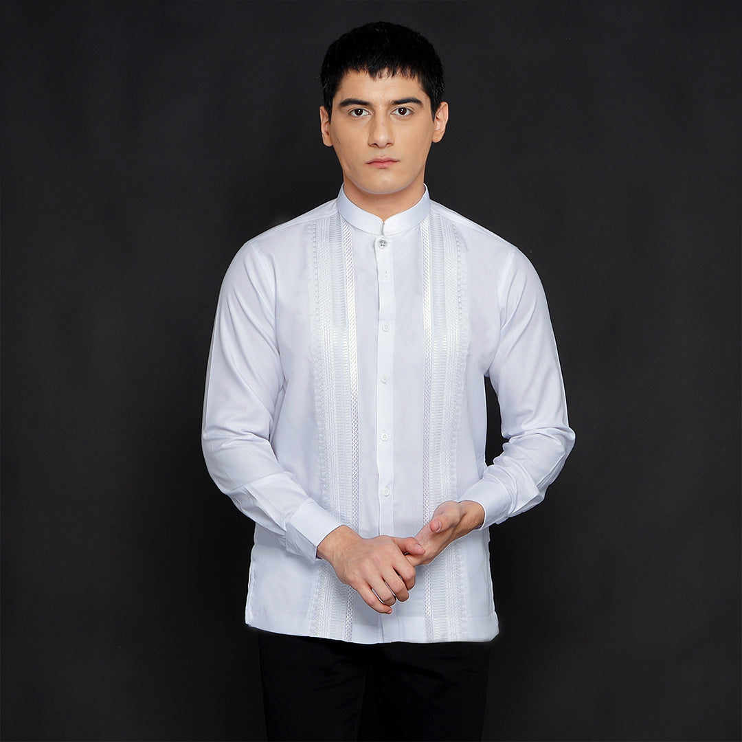 Koko Putih Ibrahim Lengan Panjang 9815 White