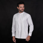 Koko Putih Ibrahim Lengan Panjang 9815 White