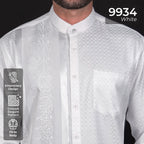 Koko Arabesque Embroidery White Lengan Panjang 9934 White