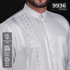 Koko Arabesque Embroidery White Lengan Panjang 9936 White